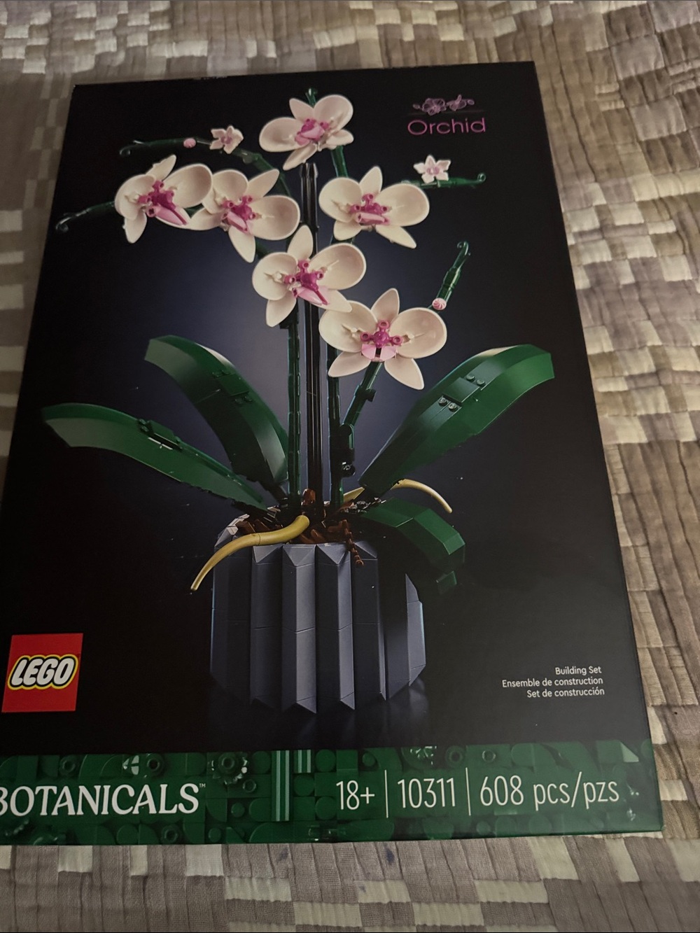 Lego Botanicals Orchid Display - White, Pink & Green
